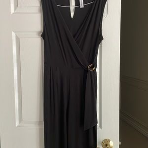 Black jumpsuit with pockets